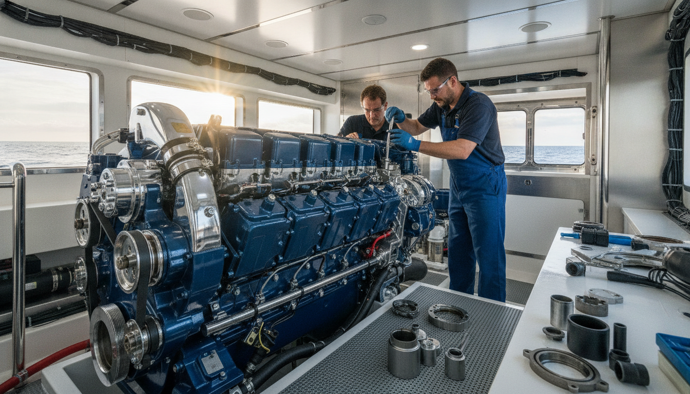 benefits of regular diesel engine maintenance for marine vessels